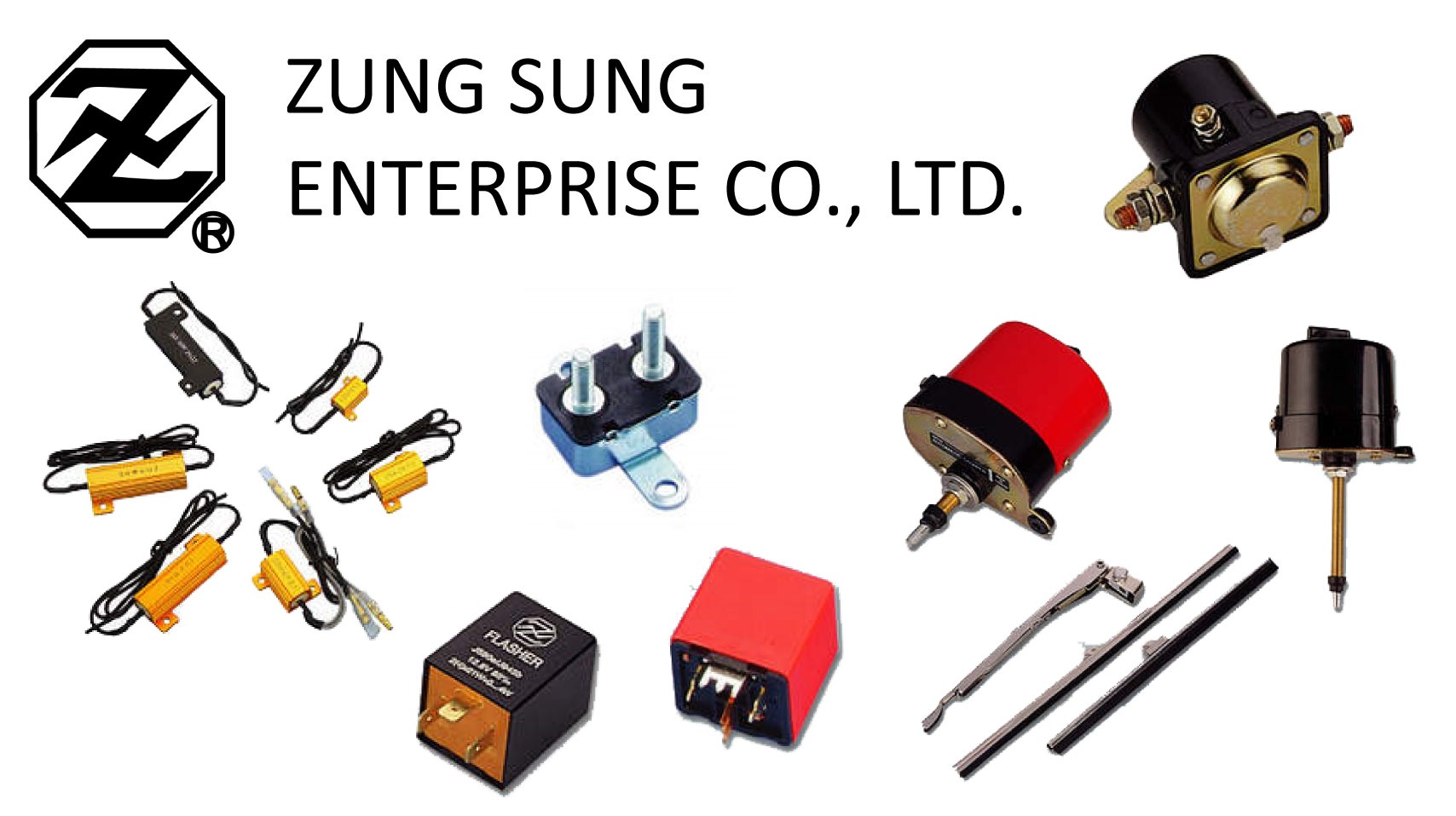 Resistor Relay, Flasher Relay, Circuit Breaker, Wiper Arm, Wipers, Relay Series, Starter Solenoids for Sensor & Relay made by ZUNG SUNG ENTERPRISE CO., LTD.　積順企業有限公司 – MatchSupplier.com