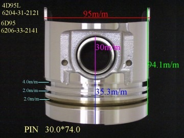 Truck / Trailer / Heavy Duty Pistons for  Engine System made by Morida Auto Parts Co., LTD.　明煌國際有限公司 - MatchSupplier.com