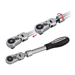 Bicycle / Motorcycle Flexible Ratchet Handle for Repair Hand Tools made by WERKEZ GMBH CORP.　	德友渥克股份有限公司 - MatchSupplier.com
